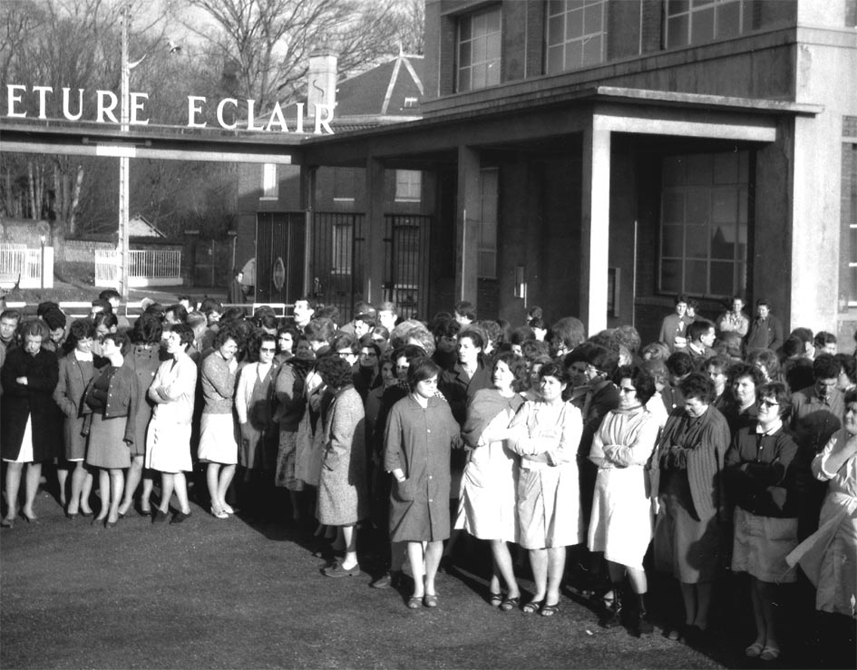 1968: rassemblement aux Fermetures Eclair